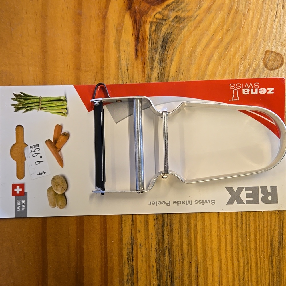 Zena Swiss REX Silver Vegetable Peeler